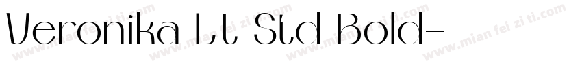 Veronika LT Std Bold字体转换